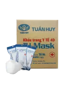 Khẩu Trang Y Tế KF94 Tuấn Huy Trắng
